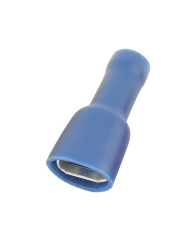 6.35mm FULLY INSULATED BLUE PUSH-ON FITS 0.8mm TAB