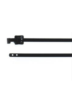 457mm x 6.35mm RELEASABLE CABLE TIES STAINLESS STEEL POLYESTER COATED