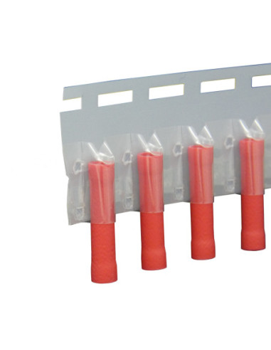 0.5-1.65mm² INSULATED RED BUTT