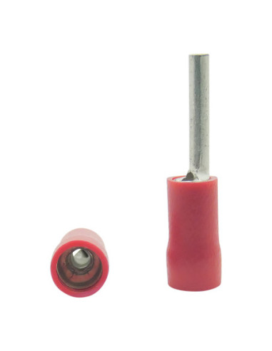 INSULATED RED PIN TERMINAL L:12mm Pin