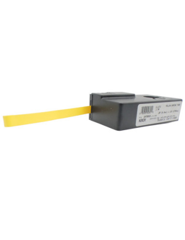 6.4-3.2mm 2:1 RATIO HEATSHRINK BLACK ON YELLOW 2.8m KROY