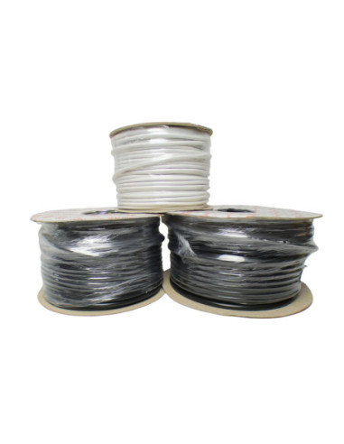 2.5mm² 3-CORE FLEXIBLE MAINS CABLE WHITE PVC SHEATH