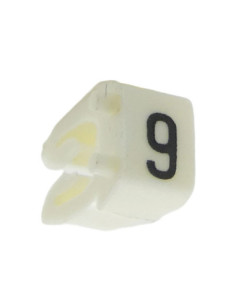 LEGRAND CABLE MARKER 0.5-1.5mm² NUMBER 9 WHITE