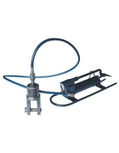 TWO STAGE HYDRAULIC FOOT PUMP WITH 3M COUPLING HOSE & CASE