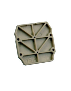 End Plate Beige for DIN Rail Terminals ER2.5-T15 and ER4-T15