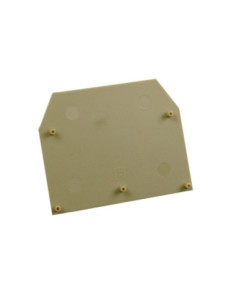 16mm² End Plate Beige for DIN Rail Terminal Block ER16-BEIGE