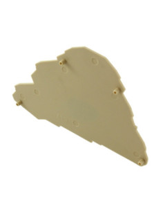 2.5mm² End Plate Beige for Triple Deck Spring Clamp Terminal Block SCT3BEIGE