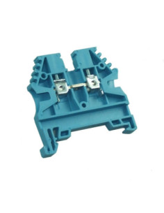 2.5mm² 2-Conductor Through Terminal Block Blue
