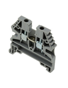 2.5mm² 2-Conductor Through Terminal Block Grey