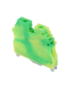 2.5-4.0mm² 2-Conductor Earth Terminal Block Green & Yellow