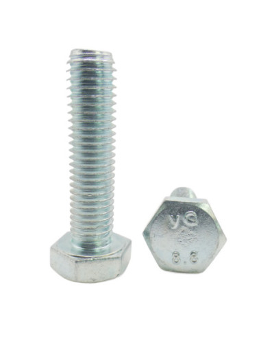 HEXAGON HT SETSCREW M10X40 BZP DIN933 GRADE 8.8