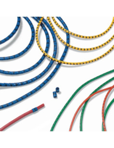 PU30 CABLE MARKER 3.0mm ID x L:5mm COLOUR CODED NUMBER 2 RED