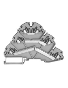 2.5mm² TRIPLE DECK TERMINAL BLOCK GREY