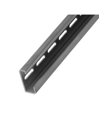 G PROFILE DIN RAIL SLOTTED W:32mm x D:15mm x L:2m