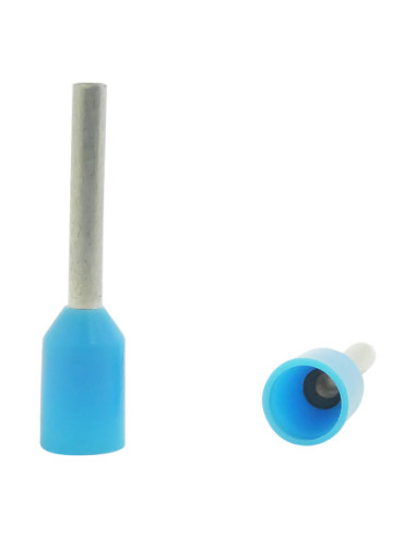 0.75mm² Cable Size BLUE CORD END FERRULE 10mm Pin Length