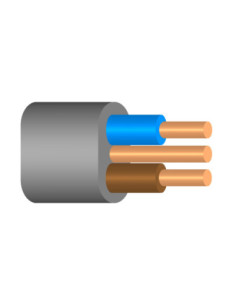 4.0mm² TWIN CORE AND EARTH CABLE GREY 6242Y