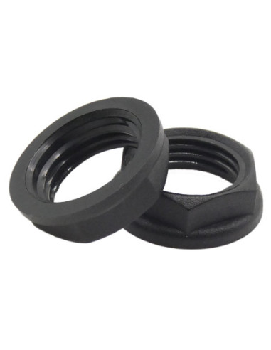 M16 BLACK NYLON LOCKNUT