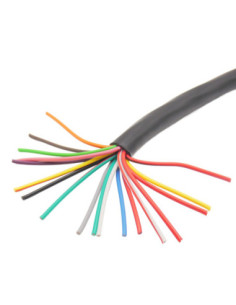 Def Stan 61-12 Part 5 Unscreened Cable 16/0.2mm 18 Core Black