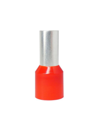 35mm² Cable Size RED CORD END FERRULE 16mm Pin Length