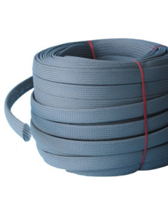 BRAIDED SLEEVING GREY 3mm ID