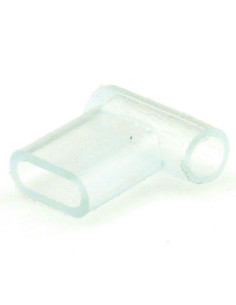 6.35mm RIGHT ANGLE PVC INSULATING BOOT/COVER - CLEAR
