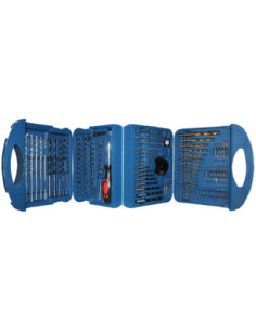ASSORTED DRILL BIT SET 126 PIECES CONTAINS POPULAR ALL PURPOSE