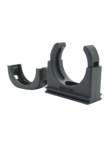 25mm NYLON CONDUIT SUPPORT CLIP BLACK