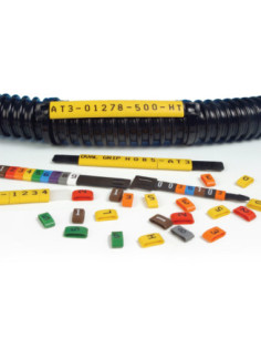 HO50 OVALGRIP BLACK/YELLOW CABLE MARKER LETTER Q