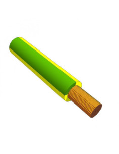 6.0mm² LOW SMOKE & FUME CABLE GREEN/YELLOW