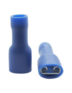 6.35mm FULLY INSULATED BLUE PUSH-ON FITS 0.8mm TAB