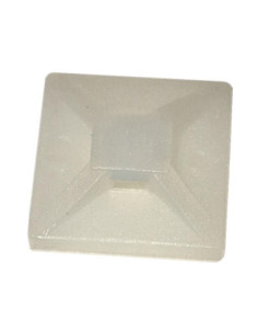 13mm x 13mm CABLE TIE BASE SELF ADHESIVE Max 2.5mm Tie Width NATURAL