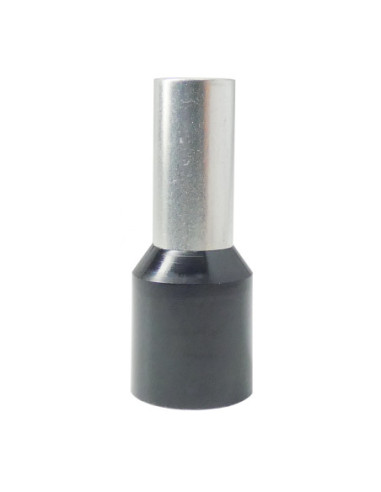 25mm² Cable Size BLACK CORD END FERRULE 22.0mm Pin Length