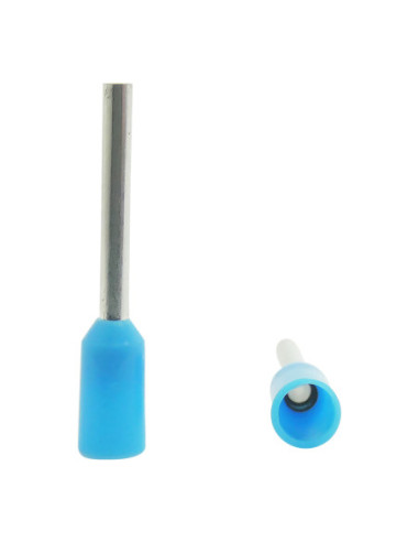 0.75mm² Cable Size BLUE CORD END FERRULE 12mm Pin Length