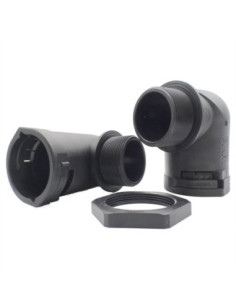 M40 BLACK 90° ELBOW CONDUIT FITTING USE ALWD-M406