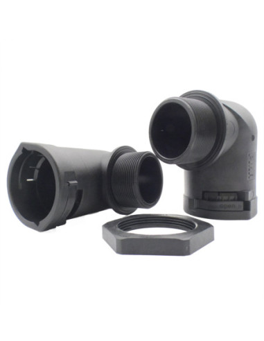 M40 BLACK 90° ELBOW CONDUIT FITTING USE ALWD-M406