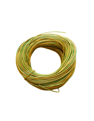 1.0mm ID EARTH SLEEVING GREEN/YELLOW