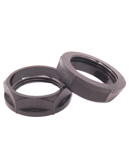 M25 BLACK NYLON LOCKNUT