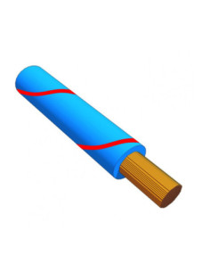 1.0mm² TRI RATED CABLE BLUE WITH RED STRIPE