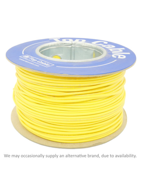 1.5mm² TRI RATED CABLE YELLOW PVC SHEATH TEMP 105°C
