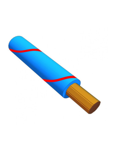 4.0mm² TRI RATED CABLE BLUE WITH RED STRIPE