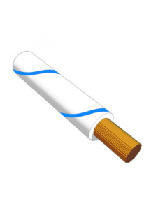 10.0mm² TRI RATED CABLE WHITE WITH BLUE STRIPE PVC SHEATH TEMP 105°C
