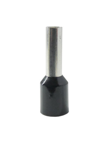 6.0mm² Cable Size BLACK CORD END FERRULE 12mm Pin Length