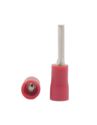 INSULATED RED PIN TERMINAL L:12mm Pin