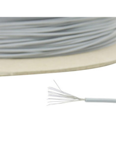 0.5mm² SiF SILICONE CABLE GREY SHEATH up to +180°C