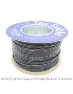 1.0mm² TRI RATED CABLE BLACK PVC SHEATH TEMP 105°C 2