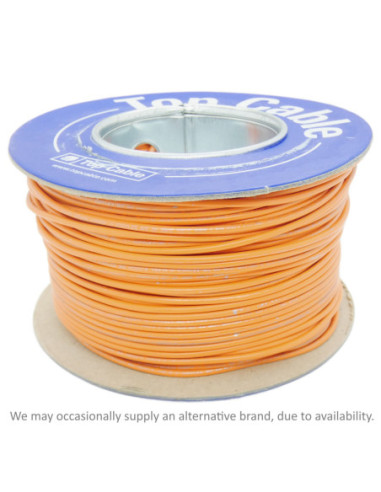 1.0mm² TRI RATED CABLE ORANGE PVC SHEATH TEMP 105°C
