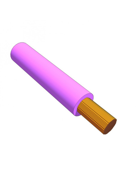 1.0mm² TRI RATED CABLE PINK PVC SHEATH TEMP 105°C