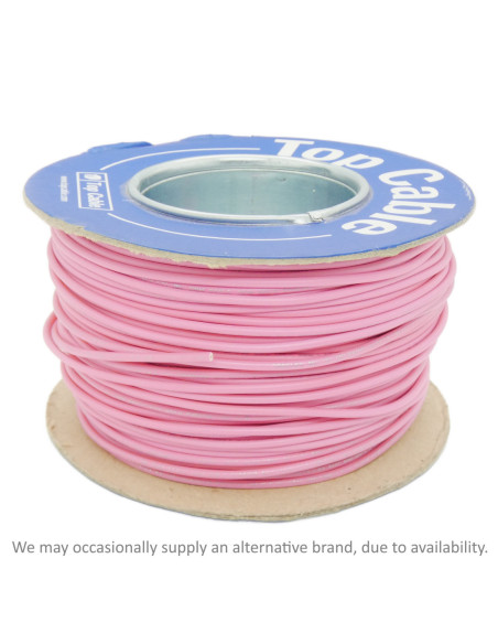 1.0mm² TRI RATED CABLE PINK PVC SHEATH TEMP 105°C