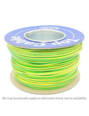 10.0mm² TRI RATED CABLE GREEN / YELLOW PVC SHEATH TEMP 105°C