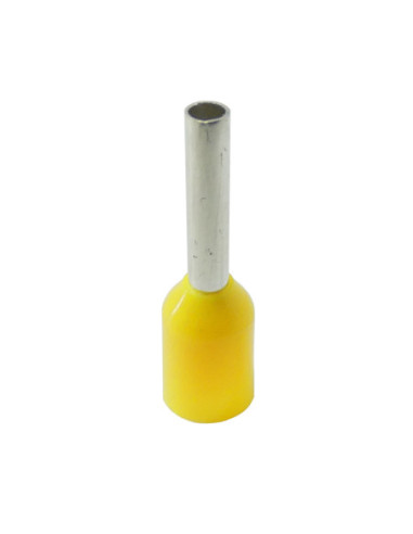 1.0mm² Cable Size YELLOW CORD END FERRULE 8mm Pin Length